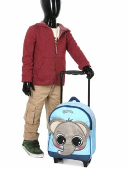 Sac à Dos à Roulettes Lulupop & The Cutiepies Eléphant -SAMSONITE Boutique sac dos dessins animes 747126z