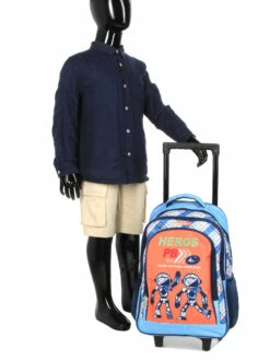 Sac à Dos à Roulettes Poivre Blanc Boy Robot -SAMSONITE Boutique sac dos poivre blanc 782657z